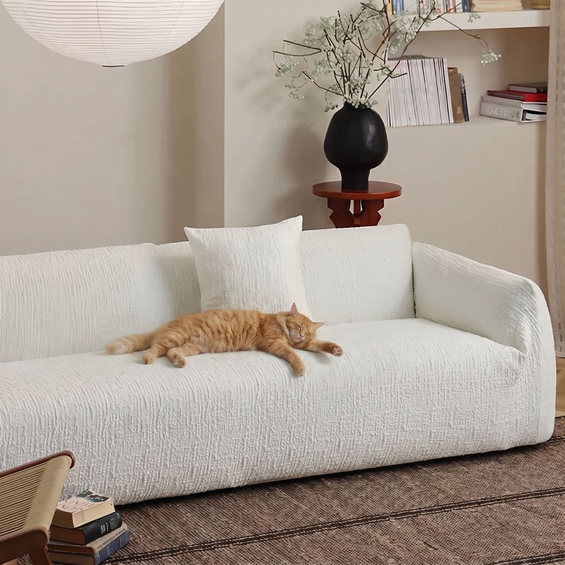 IceSilk Cooling Full-Cover Sofa Slipcover