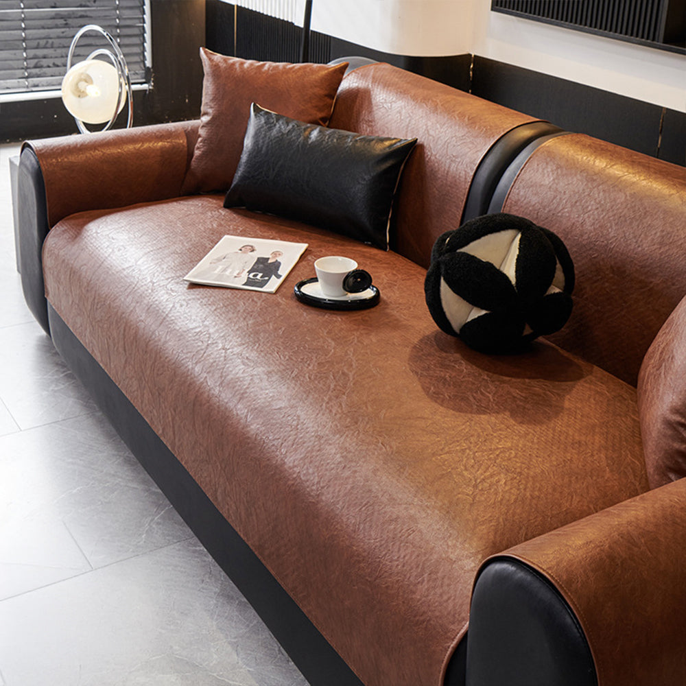 Spill-Resistant Leathaire Non-slip Sofa Cover