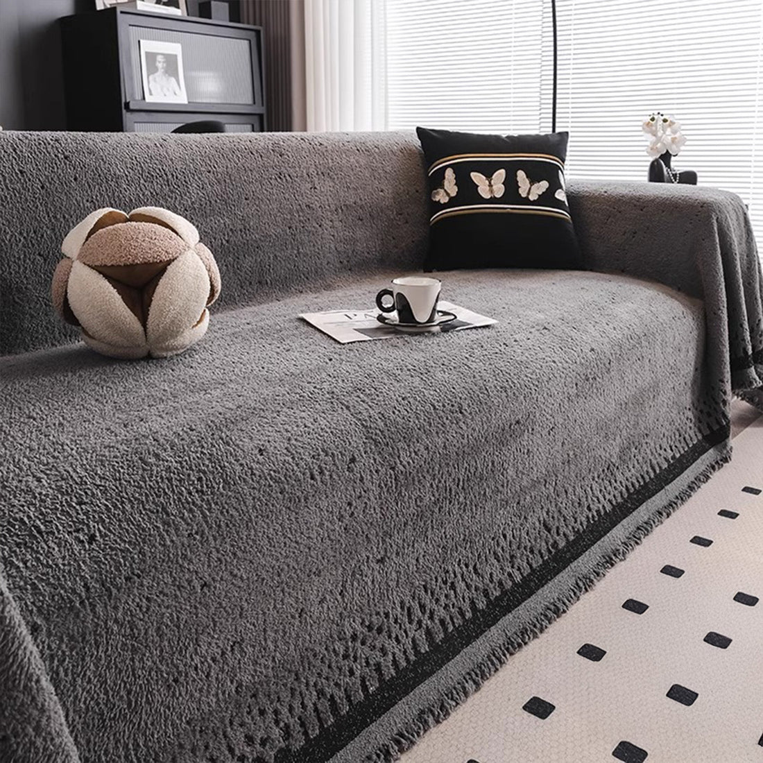 CloudTuft Chenille Sofa Cover