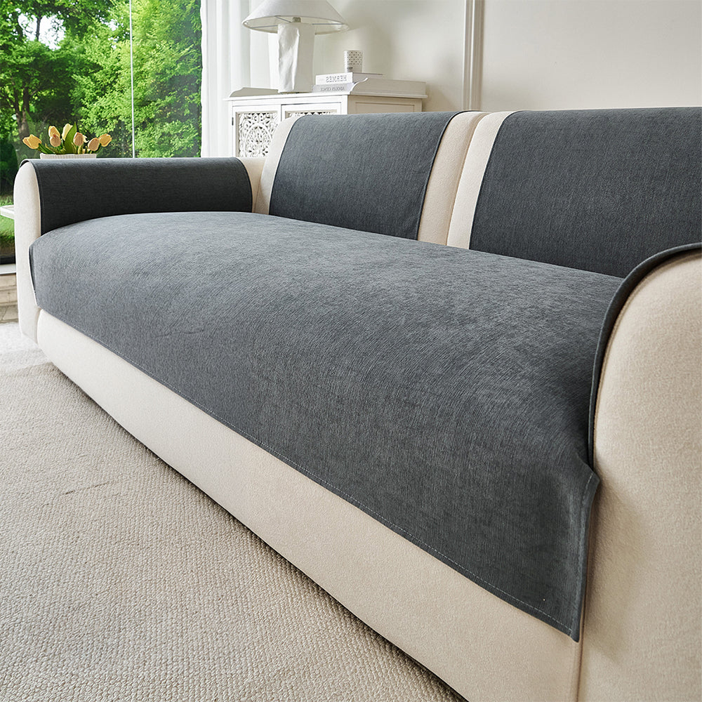 Spill-Resistant Chenille Pet-Friendly Non-slip Sofa Cover