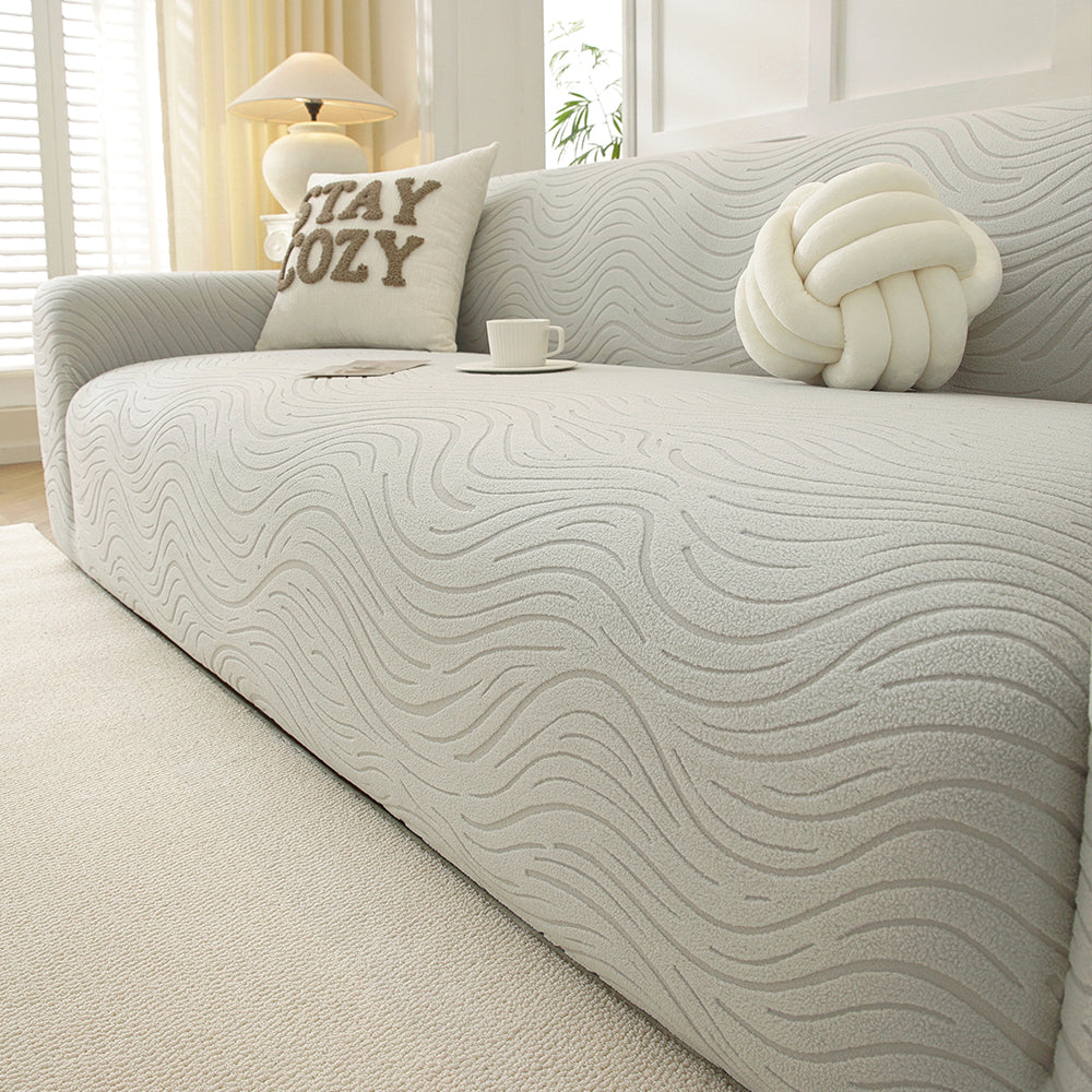 WaveLuxe Stretch Full-Cover Sofa Slipcover