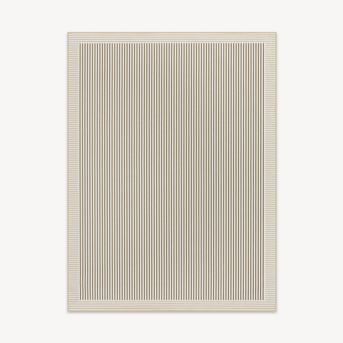 Easy Clean Rug Linear Elegance Durable Non-Slip Pet-Friendly Minimalist Hallway Indoor Doormat