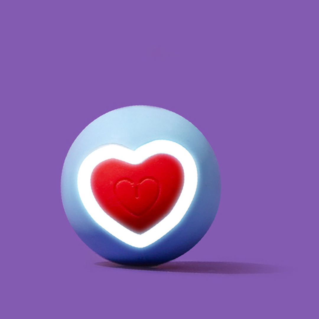 Rolling Heart Pet Ball
