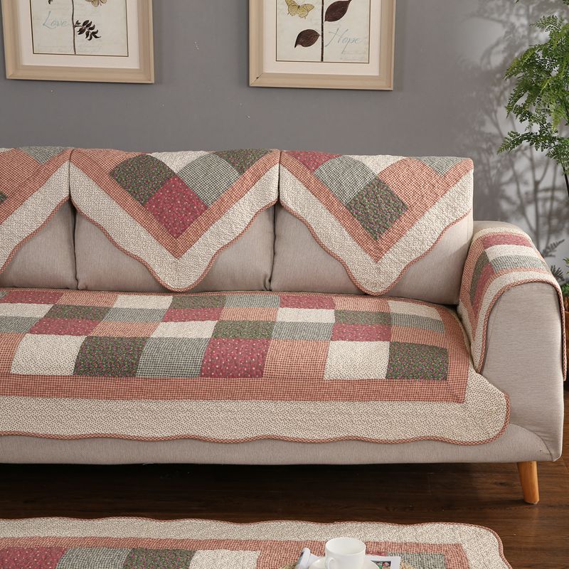Washable Whimsy Quilted Sofa Cover