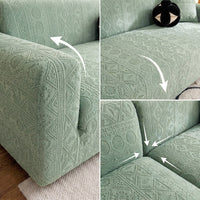 BohoPattern Stretch Full-Encasing Sofa Slipcover