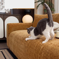 Herringbone Full-Cover Sofa Slipcover