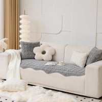 Luxe Houndstooth Sofa Cover
