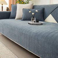 Chenille Herringbone Sofa Cover