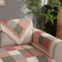 Washable Whimsy Quilted Sofa Cover