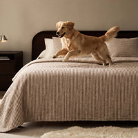 Ribbed Chenille Nonslip Sofa Cover