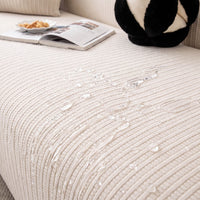 Spill-Resistant Full-Encasing Stretch Sofa Slipcover