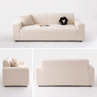 Spill-Resistant Full-Encasing Stretch Sofa Slipcover