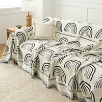 Reversible Mountain Landscape Sofa Cover