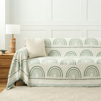 Reversible Mountain Landscape Sofa Cover
