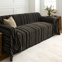 Textured Stripe Sofa/Couch Cover