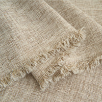 Faux Linen Sofa Cover