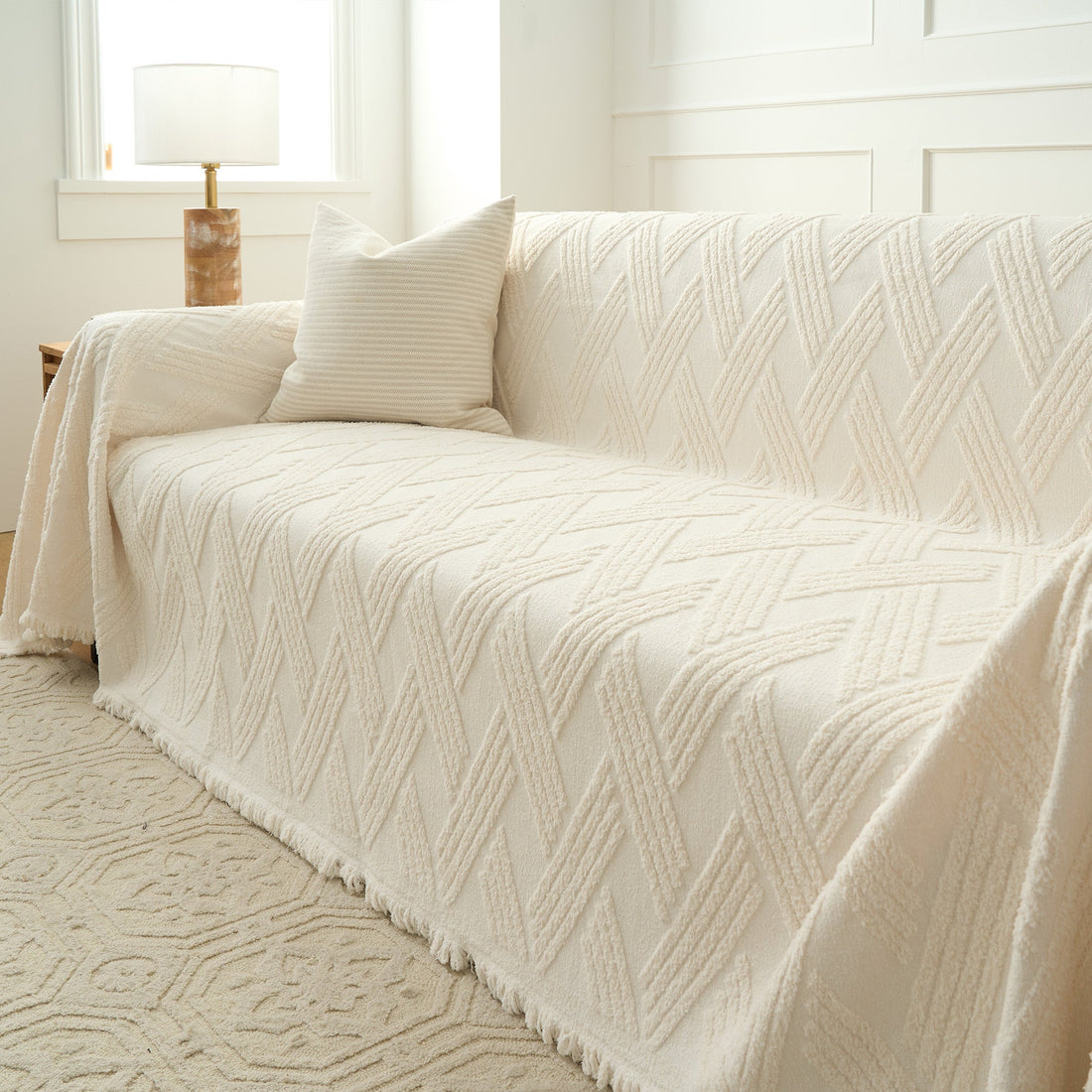 Textured Weave Sofa/Couch Cover