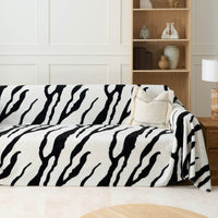 Zebra Elegance Sofa Cover