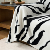 Zebra Elegance Sofa Cover