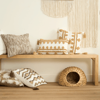 Boho Tassels Lumbar Cushion Cover