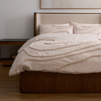 Tufted Weave Duvet Cover Set