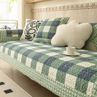 Plaid Scratch Guard Sofa Cover
