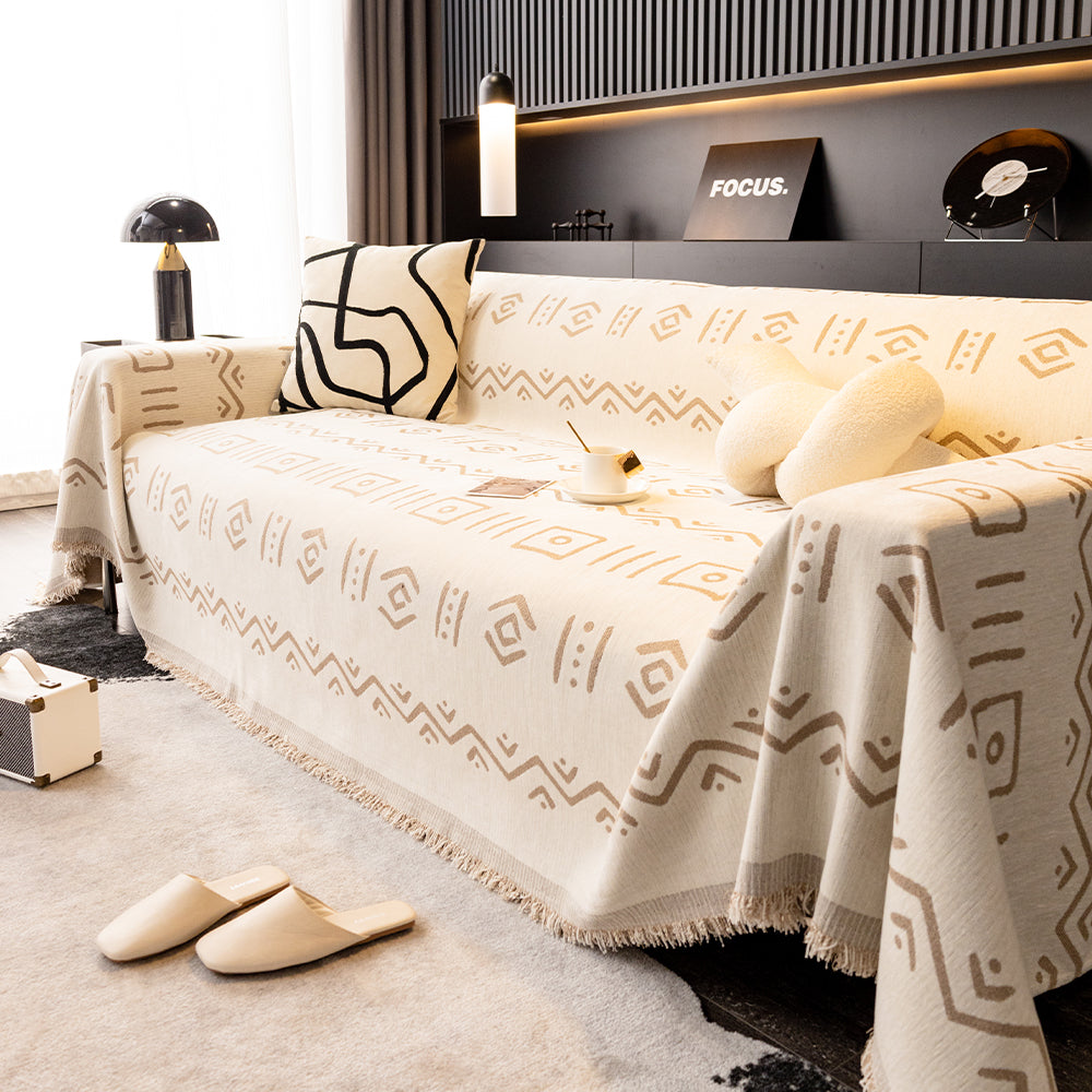 Nomad Pattern Reversible Comfort Sofa / Couch Cover
