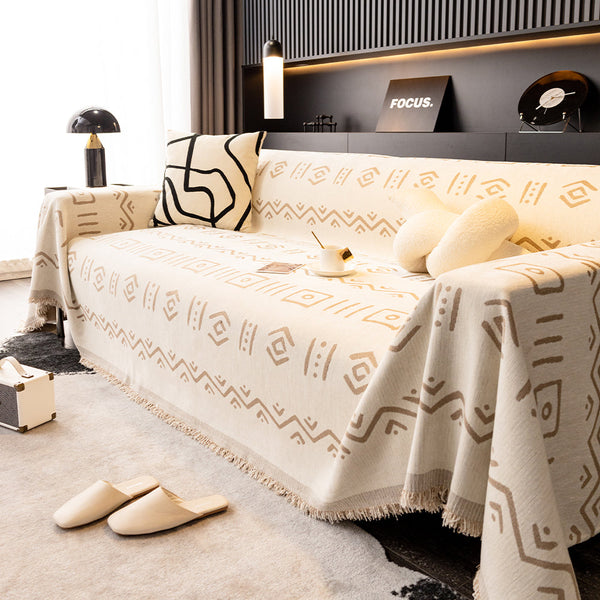 Nomad Pattern Reversible Comfort Sofa / Couch Cover