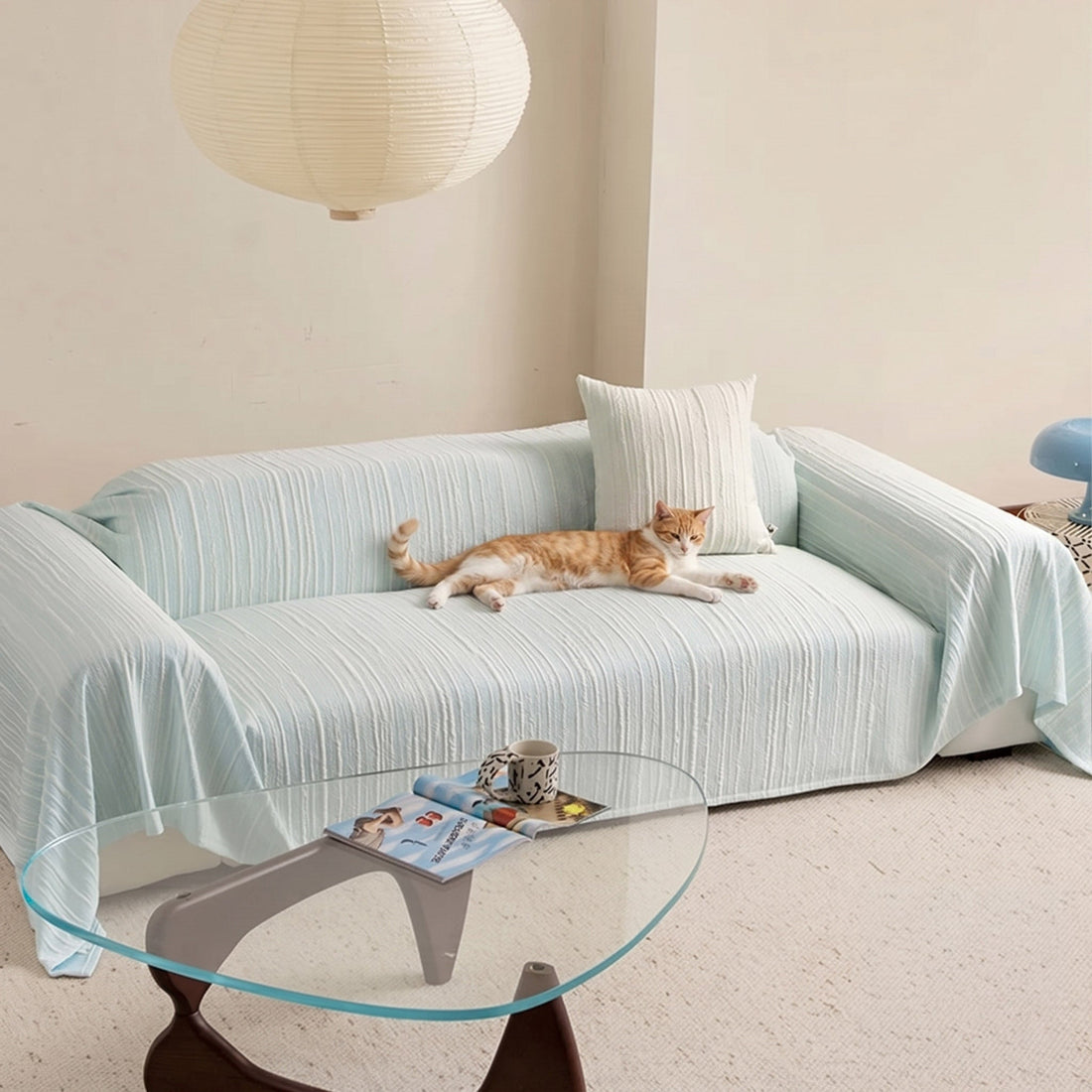 Cooling Breeze Textured Sofa Cover