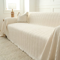 Cozy Ribbed Sofa/Couch Cover