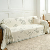 Cozy Winter Florals Sofa Cover