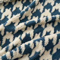 Cozy Houndstooth Sofa Cover