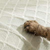 Cream Lattice Cooling Sofa Cover