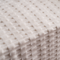 Warm Faux Fur Throw Blanket
