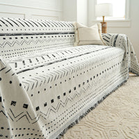 Tribal Noir Reversible Comfort Sofa / Couch Cover