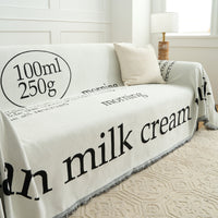 Minimalist Typography Sofa Cover