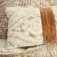 Faux Fur Lumbar Cushion Cover