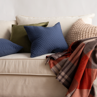 Quilted Throw Pillow Cover Set