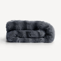 Plush Faux Rabbit Fur Throw Blanket