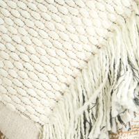 Knit Fringe Cushion Cover