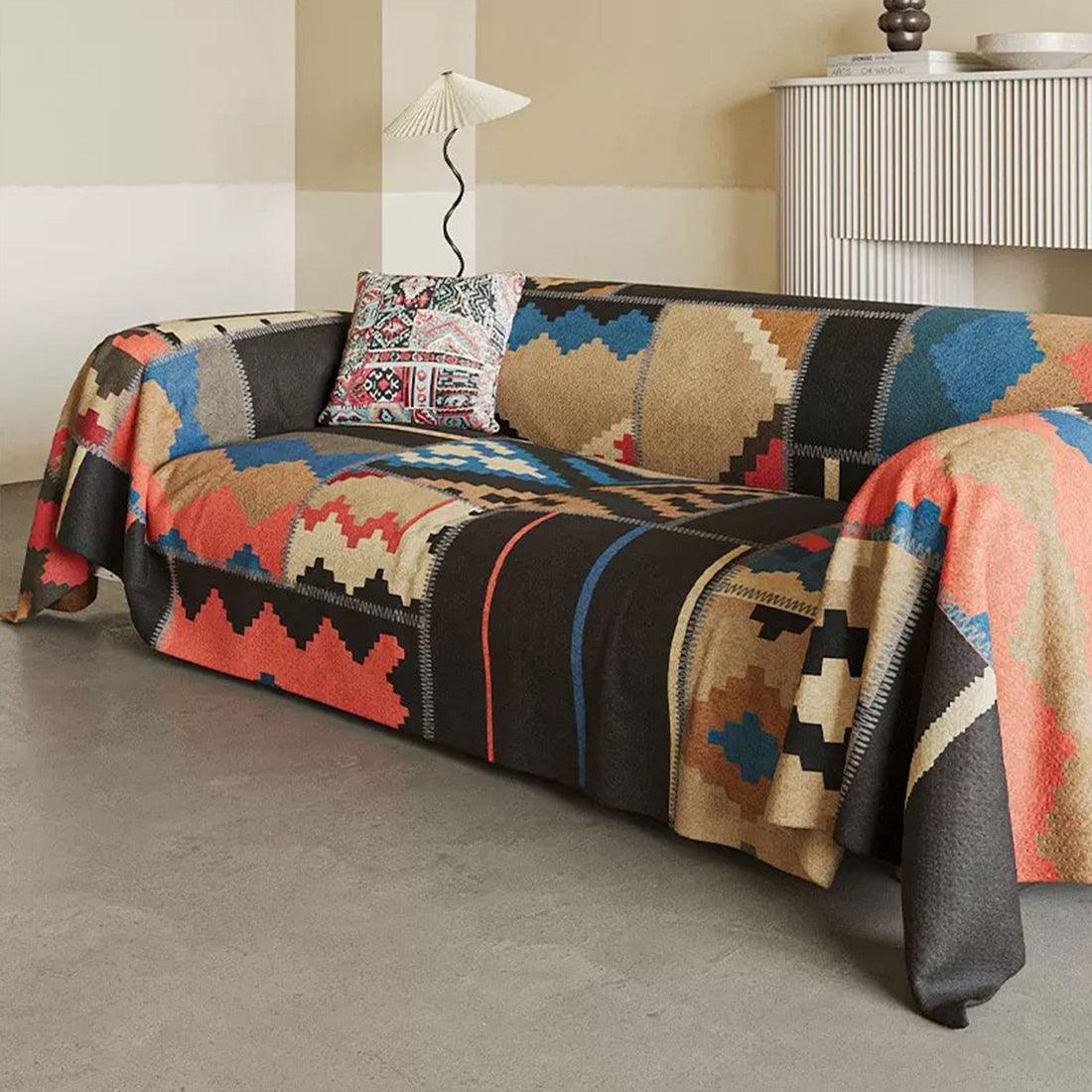 Southwestern Patchwork Sofa/Couch Cover