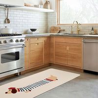 Easy Clean Rug Paris Pup Durable Non-Slip Pet-Friendly Modern Hallway Runner Stain-Resistant