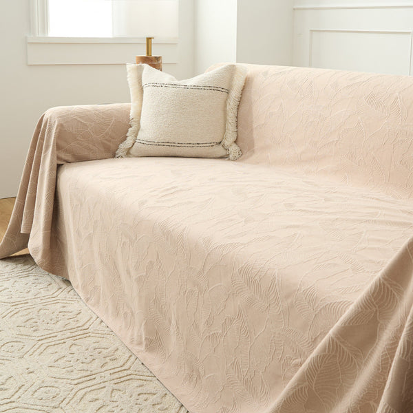 Elegance Leaf Pattern Sofa Cover
