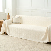 Cozy Winter Crosshatch Style Sofa/Couch Cover