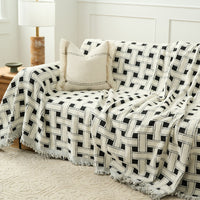 Cozy Winter Crosshatch Style Sofa/Couch Cover