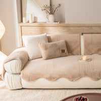 Cozy Wave Mink-Fleece Nonslip Sofa/Couch Cover