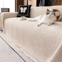 Speckle Weave Chenille Scratch-Resistant Sofa/Couch Cover