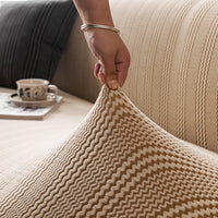 PureNest Fleece Full-Cover Sofa Slipcover