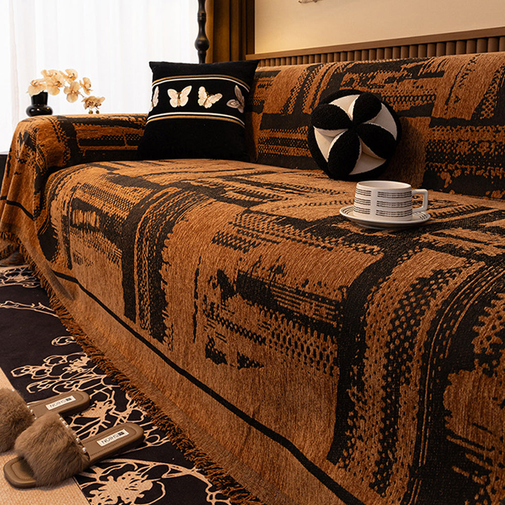 Retro Nomad Chenille Sofa Cover
