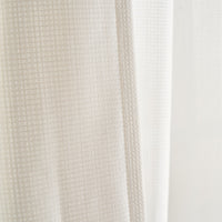 Frostline Grid Thermal Privacy Sheer Curtain